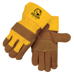 SIDE SPLIT COWHIDE PATCHED LEATHER PALM WINTER WORK GLOVES